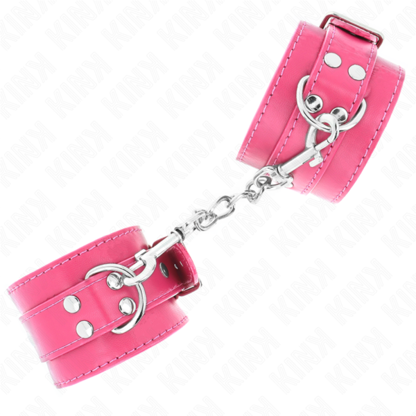 Kink - Muñequeras Fucsia Con Detalles En Fucsia Ajustable 20-28 Cm X 5.5 Cm - Imagen 2