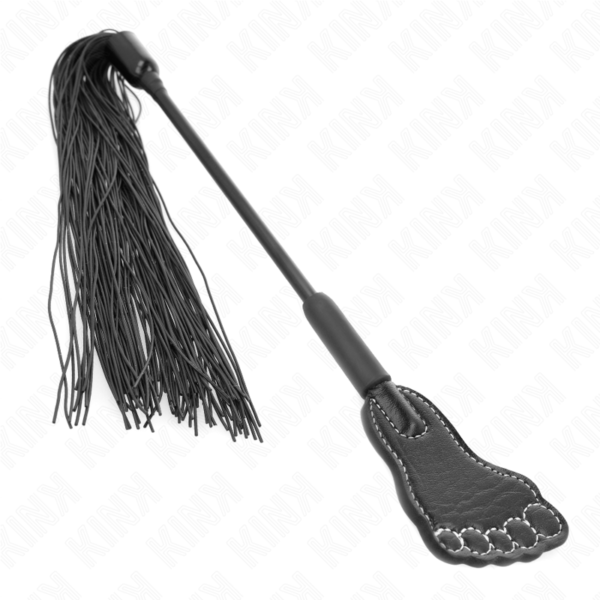 Kink - Pala Forma De Pie Con Látigo De Borla 31 Cm - Imagen 2