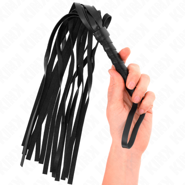 Kink - Látigo Simple Negro 45 Cm - Imagen 3