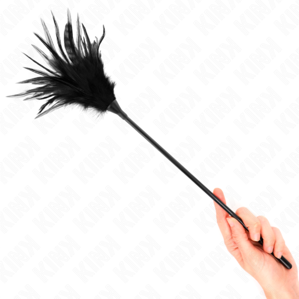 Kink - Plumas Múltiples Para Cosquillas Negro 45 Cm - Imagen 4