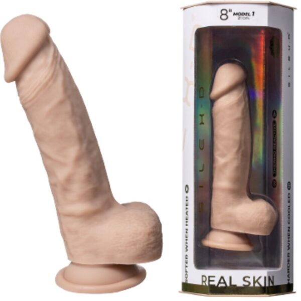 Silexd - Real Skin Pene Super Realístico Termo Reactivo 21 Cm Premium Silexpan Natural - Imagen 6