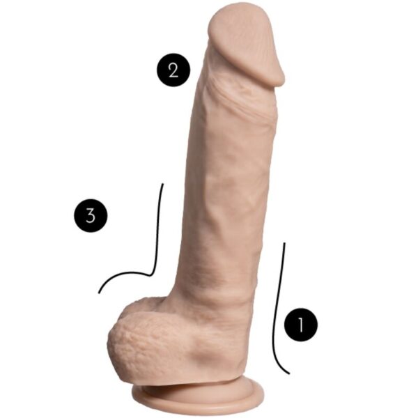Silexd - Real Skin Pene Super Realístico Termo Reactivo 23 Cm Premium Silexpan Natural - Imagen 6