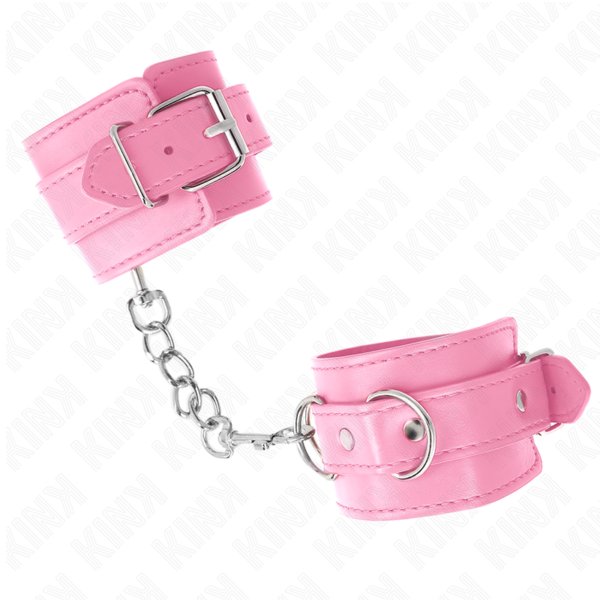 Kink - Muñequeras Sencillas Rosa Ajustable 20-23 Cm X 5.5 Cm - Imagen 3