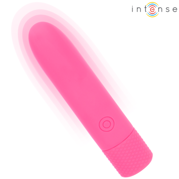 Intense - Symone Bala Vibradora Recargable Por Usb 8 Vibraciones Rosa 10 X 2.2 Cm - Imagen 3