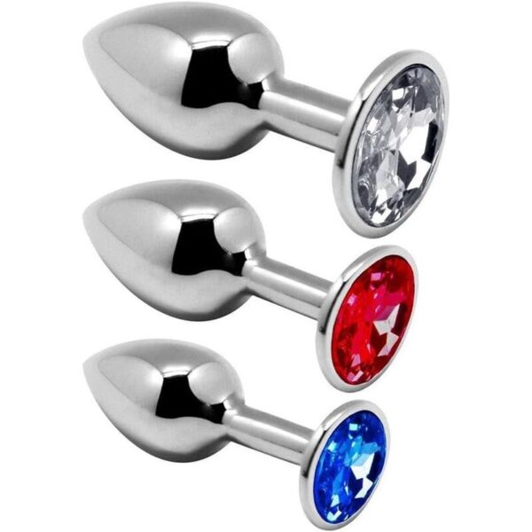 Alive - Anal Pleasure Kit 3 Plug Metal - Imagen 5