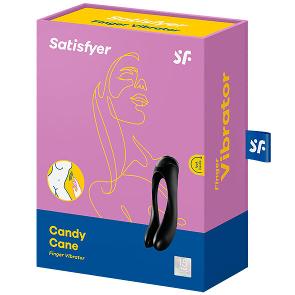 SATISFYER - CANDY CANE VIBRADOR DEDO NEGRO - Imagen 6