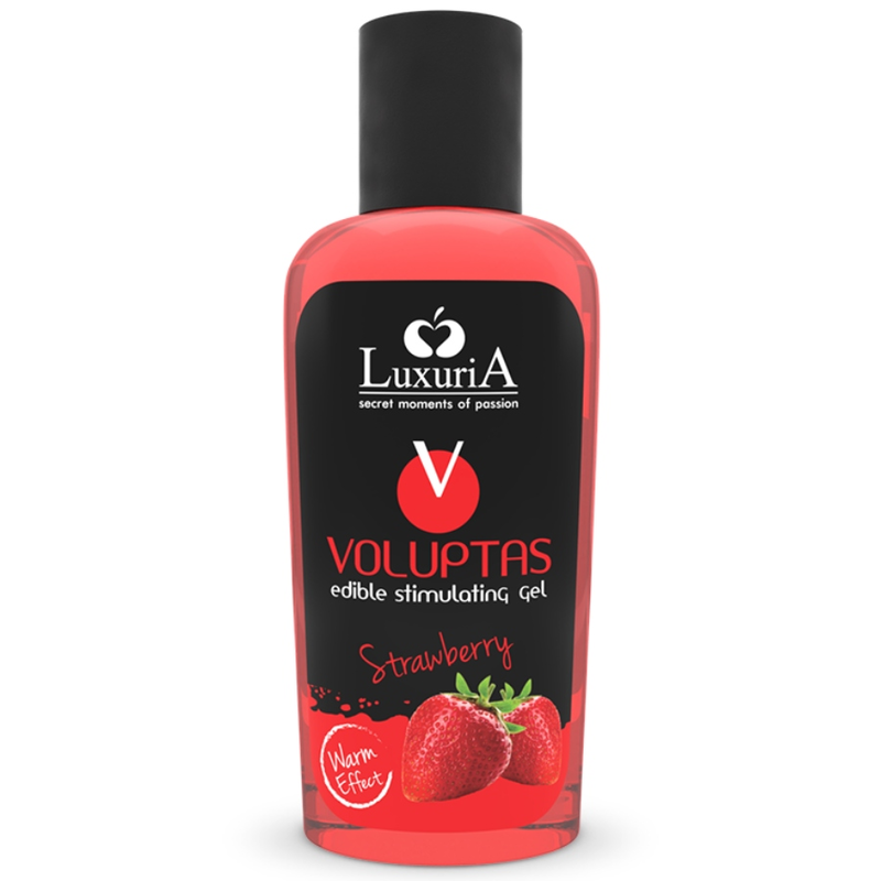 INTIMATELINE LUXURIA – VOLUPTAS GEL MASAJE COMESTIBLE EFECTO CALOR – FRESA 100 ML
