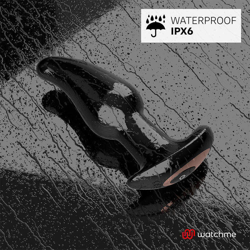 ANBIGUO - WATCHME CONTROL REMOTO PLUG ANAL VIBRADOR CON ROTACIÓN DE PERLAS AMADEUS - Imagen 7