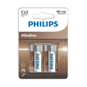 PHILIPS – ALKALINE PILA C LR14 BLISTER*2