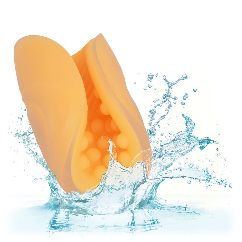 CALEXOTICS - BEADED GRIP MASTURBADOR TEXTURADO NARANJA - Imagen 2
