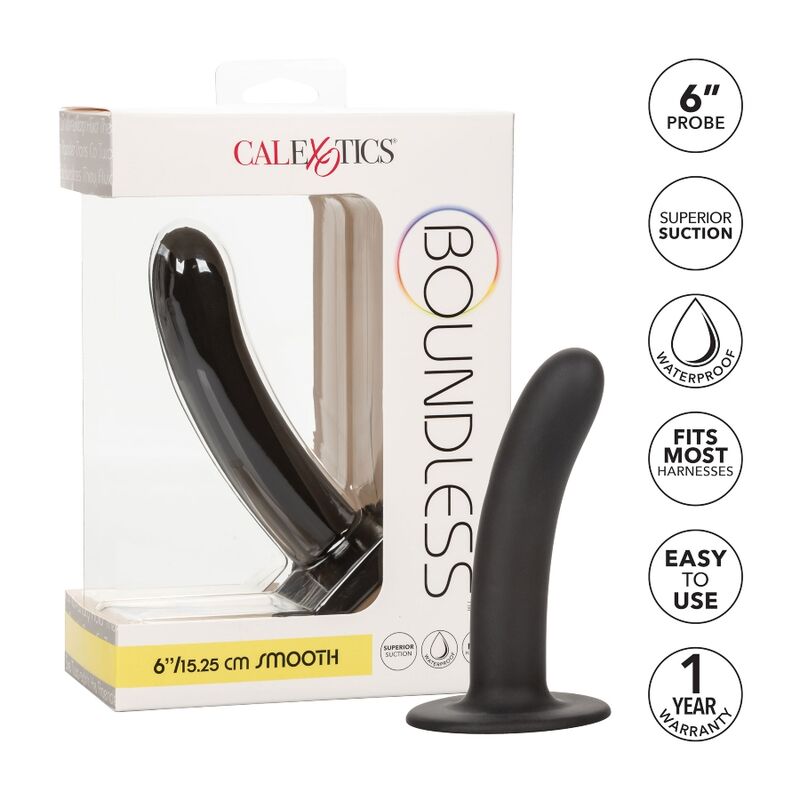 CALEXOTICS - BOUNDLESS DILDO LISO 15.25 CM COMPATIBLE CON ARNÉS - Imagen 4