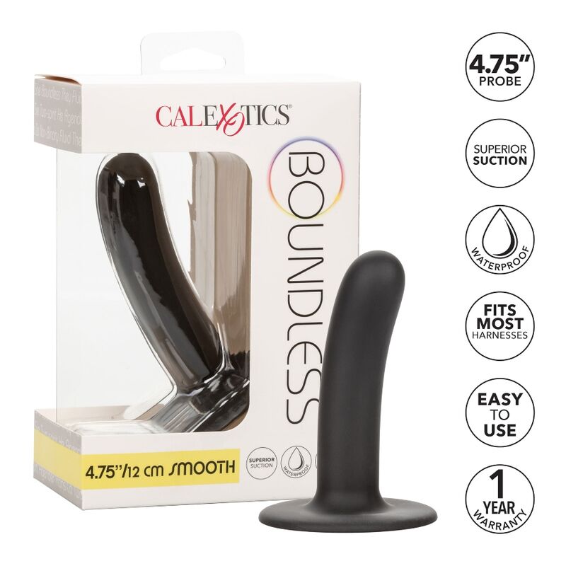 CALEXOTICS - BOUNDLESS DILDO LISO 12 CM COMPATIBLE CON ARNÉS - Imagen 2