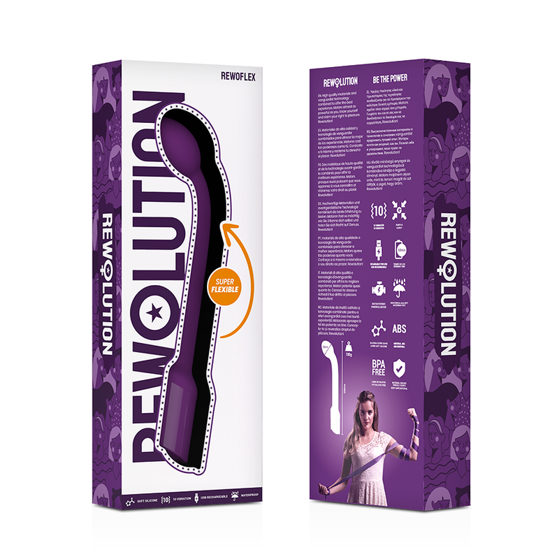REWOLUTION - REWOFLEX VIBRADOR ESTIMULADOR PUNTO G FLEXIBLE - Imagen 4