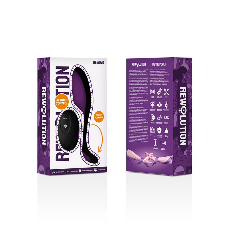 REWOLUTION - REWOVO HUEVO VIBRADOR CONTROL REMOTO - Imagen 7