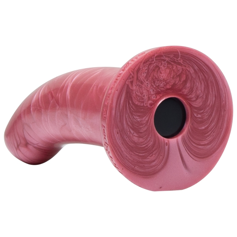 HERSPOT FLESHLIGHT - DILDO CURVADO GOLDEN ROSE M - Imagen 2