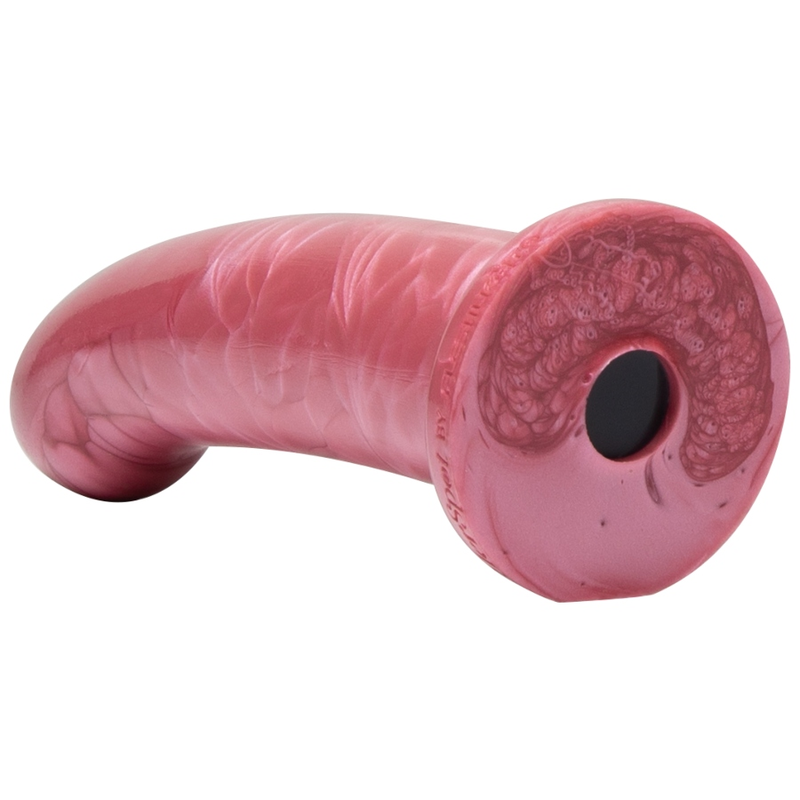 HERSPOT FLESHLIGHT - DILDO CURVADO GOLDEN ROSE L - Imagen 4