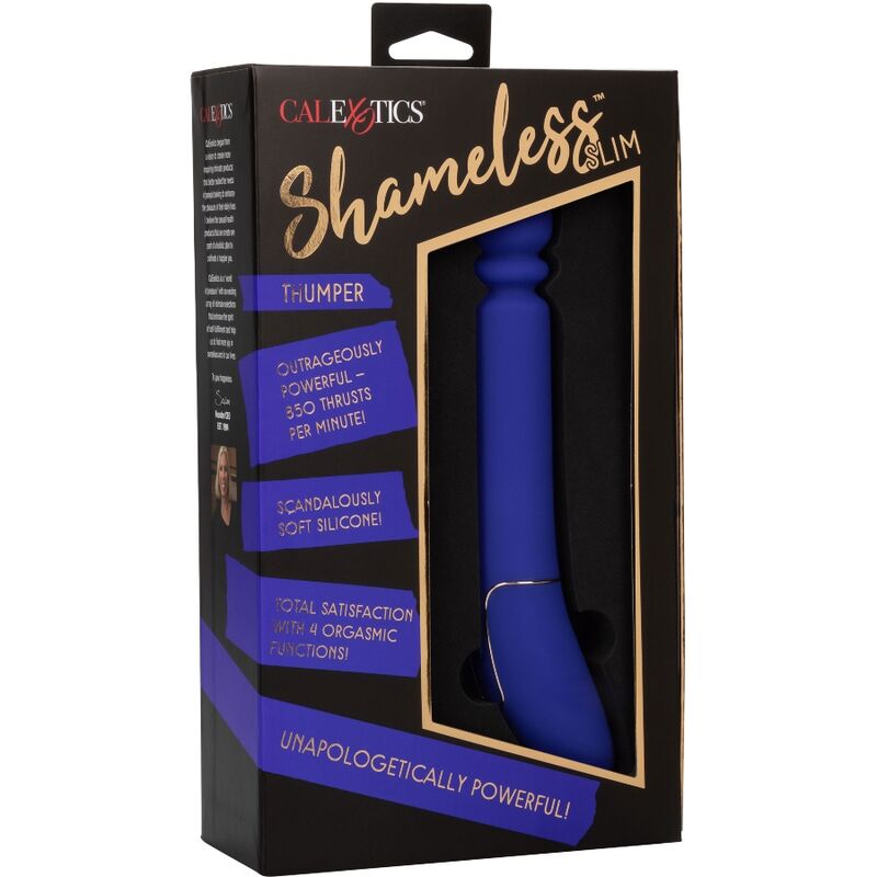 CALEXOTICS - SHAMELESS SLIM THUMPER MASAJEADOR AZUL - Imagen 7