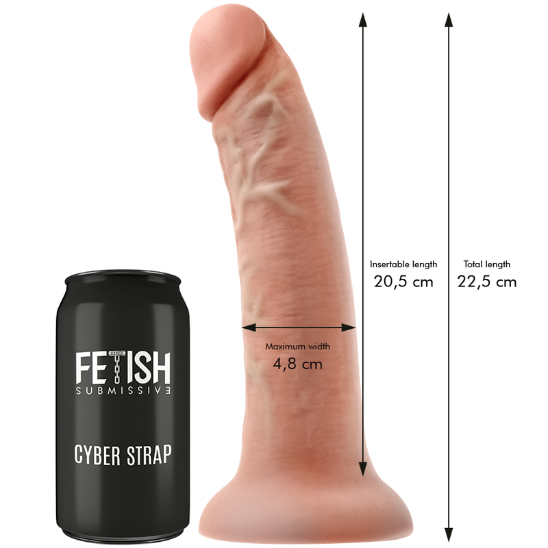 FETISH SUBMISSIVE CYBER STRAP - ARNÉS CON DILDO CONTROL REMOTO TECNOLOGÍA WATCHME L - Imagen 2