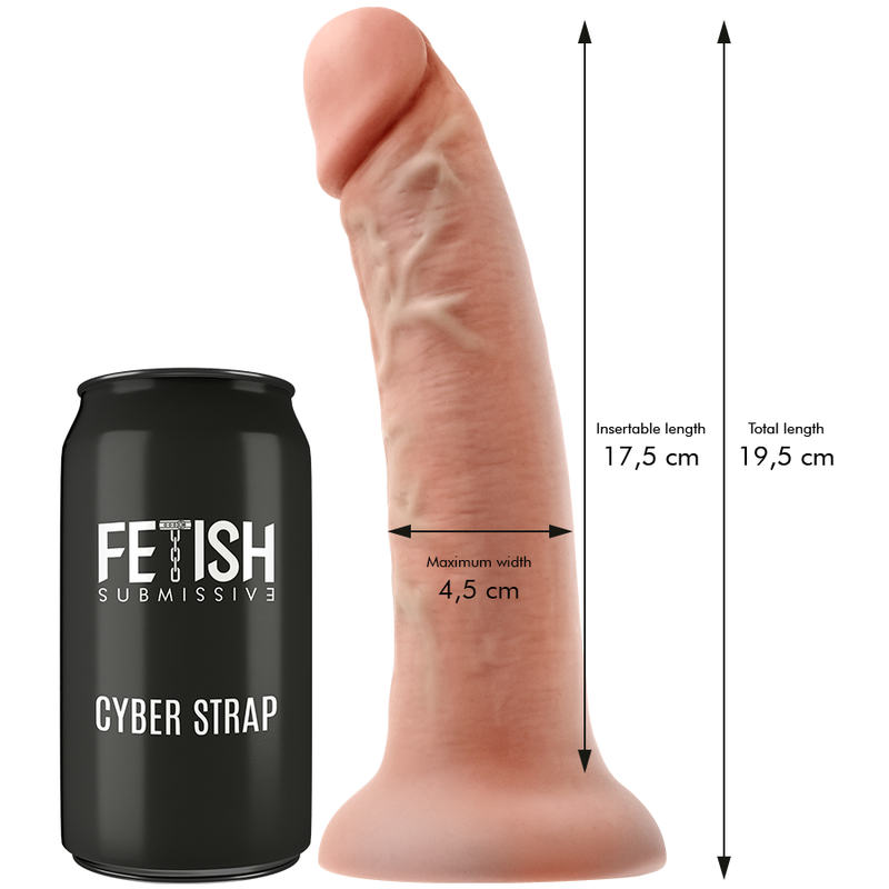 FETISH SUBMISSIVE CYBER STRAP - ARNÉS CON DILDO Y BALA CONTROL REMOTO TECNOLOGÍA WATCHME M - Imagen 11
