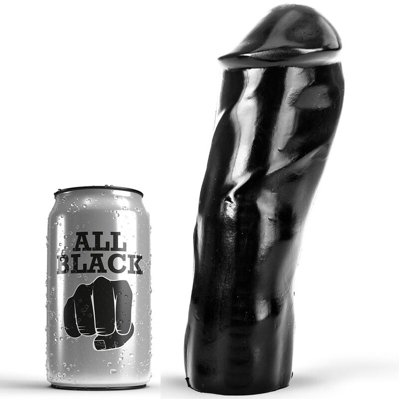 ALL BLACK – DILDO REALÍSTICO 20 CM