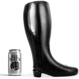 All Black – Bota Gigante Fisting Suave 31 Cm