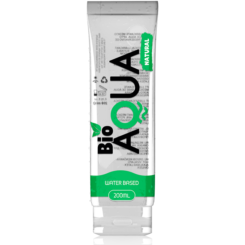 BIOAQUA – LUBRICANTE INGREDIENTES NATURALES BASE AGUA 200 ML