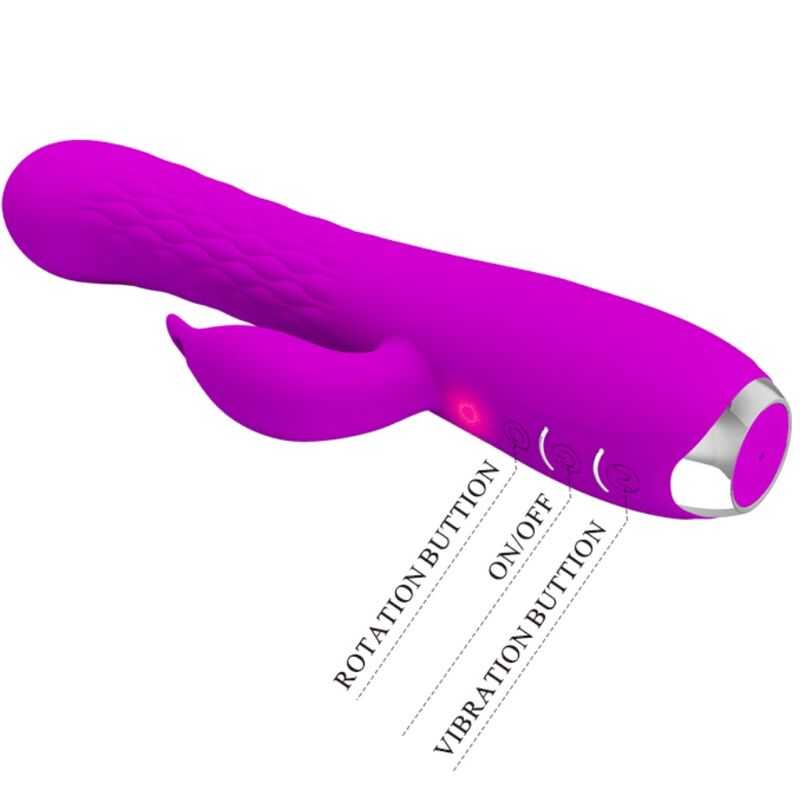 PRETTY LOVE - MOLLY VIBRADOR CON ROTACION RECARGABLE - Imagen 3