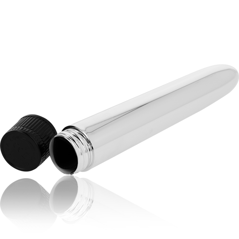 OHMAMA - VIBRADOR CLASICO SILVER 17.5 CM - Imagen 2