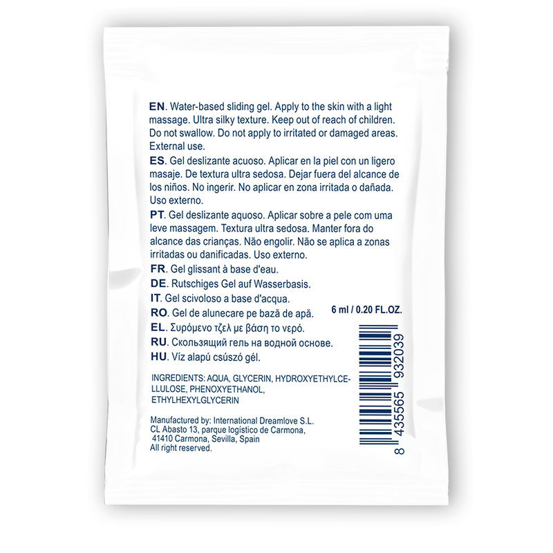 WATERFEEL - GEL DESLIZANTE BASE AGUA NEUTRO 6 ML - Imagen 2
