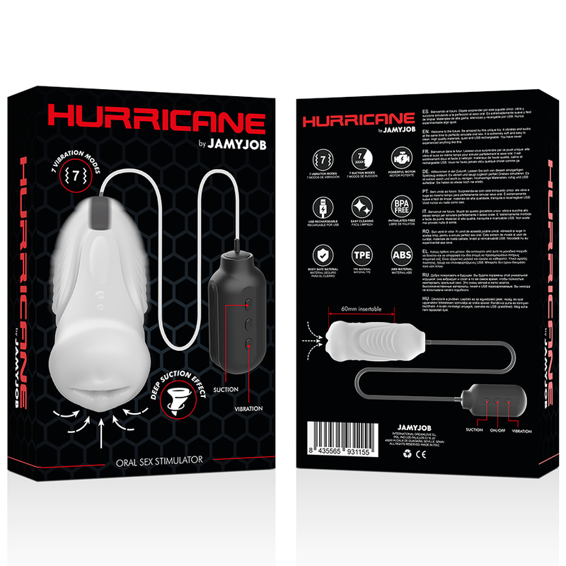 JAMYJOB - HURRICANE SUCCIONADOR SEXO ORAL - Imagen 3