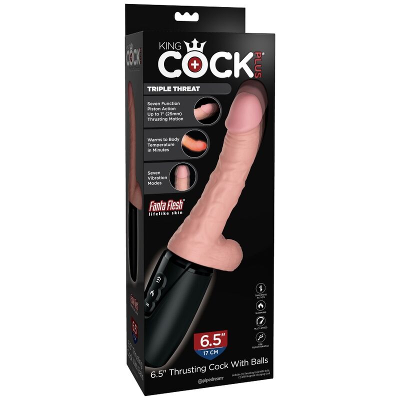 KING COCK - PLUS TRIPLE THREAT NATURAL - Imagen 6