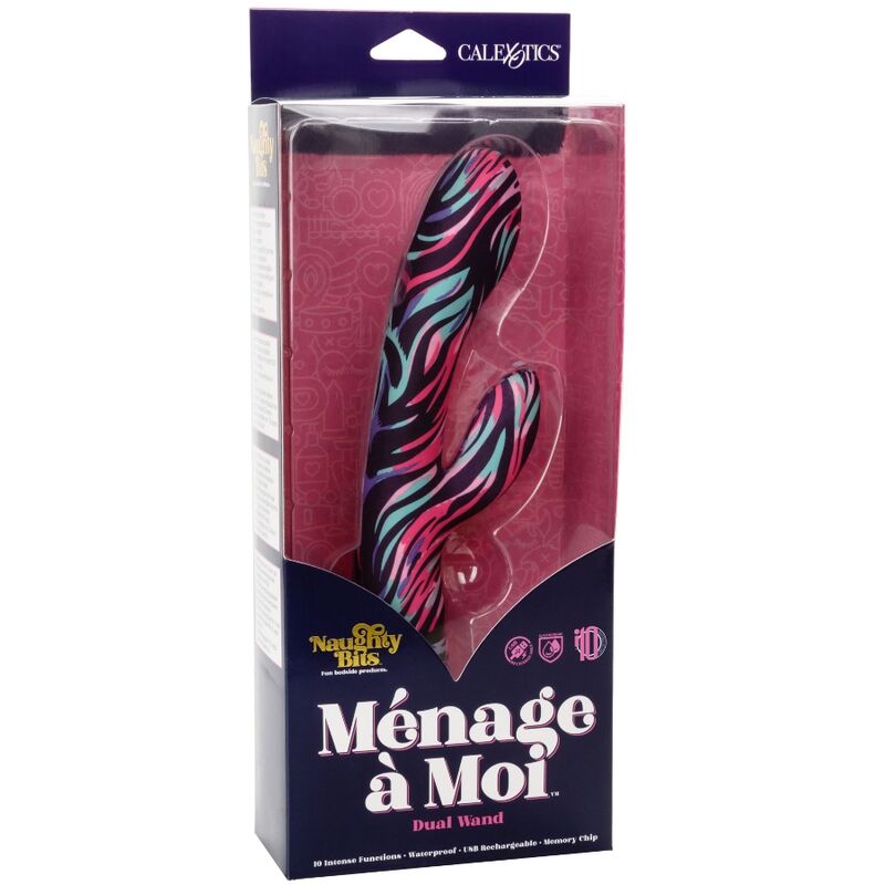CALEXOTICS - VIBRADOR MENAGE A MOI DUAL WAND - Imagen 3