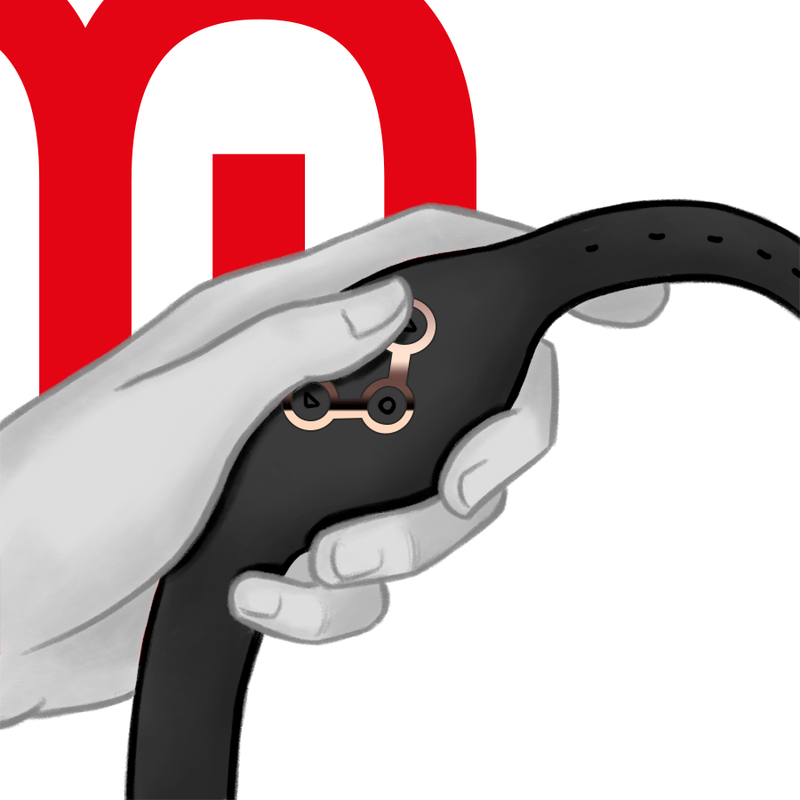 WATCHME - RELOJ CONTROL REMOTO WIRELESS TECHNOLOGY AZABACHE Y COBRE - Imagen 5