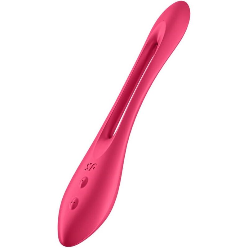 SATISFYER – ELASTIC JOY MULTI VIBRADOR ROJO