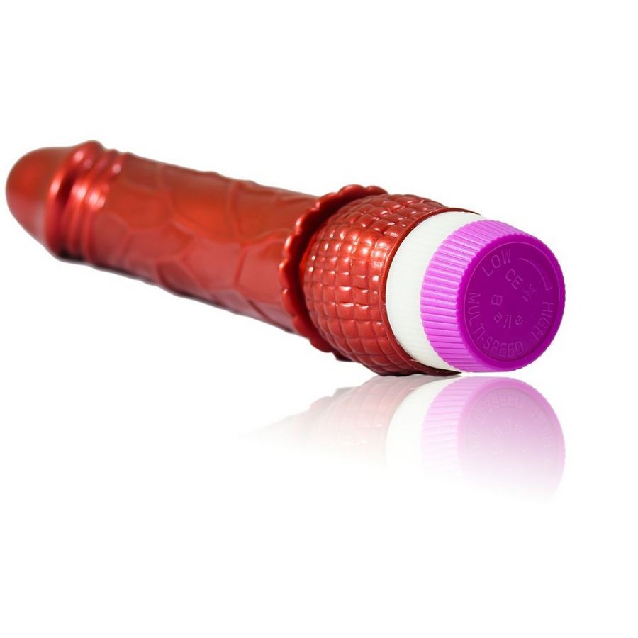 BAILE - VIBRADOR ROJO REALÍSTICO 23 CM - Imagen 3