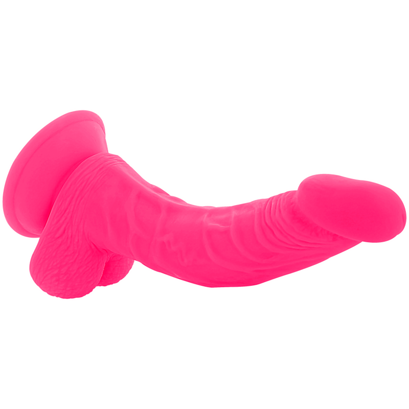 DIVERSIA - DILDO REALÍSTICO FLEXIBLE CON VIBRACIÓN ROSA 21.5 CM -O- 4.5 CM - Imagen 6