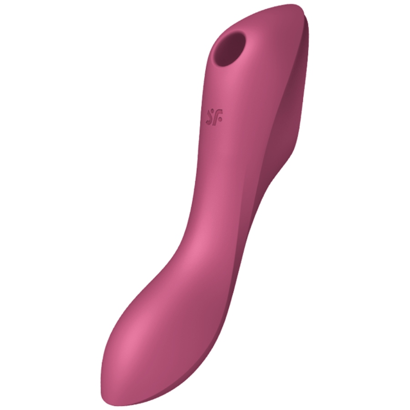 SATISFYER – CURVY TRINITY 3 ESTIMULADOR Y VIBRADOR ROJO