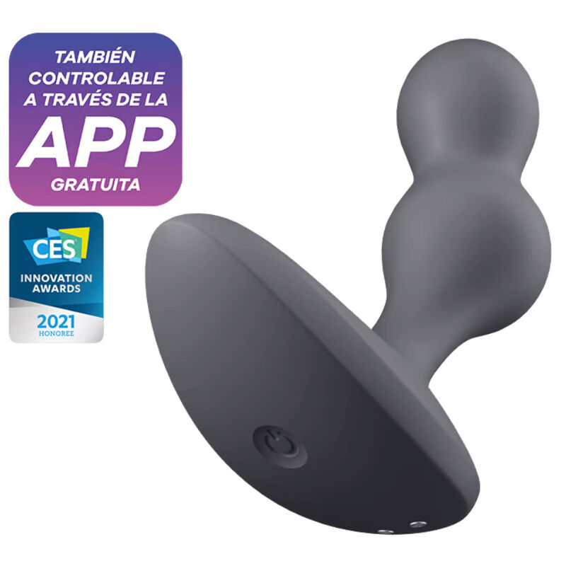 SATISFYER - DEEP DIVER PLUG VIBRADOR APP GRIS - Imagen 5