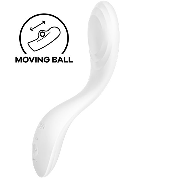 SATISFYER – RRROLLING PLEASURE VIBRADOR PUNTO G BLANCO