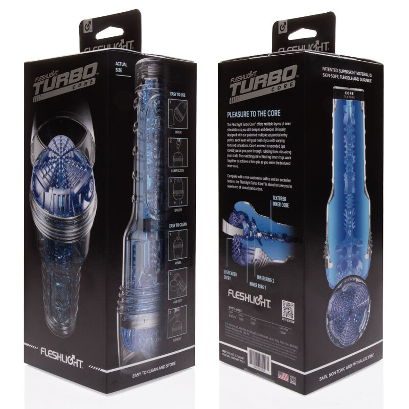 FLESHLIGHT - TURBO CORE BLUE ICE - Imagen 3