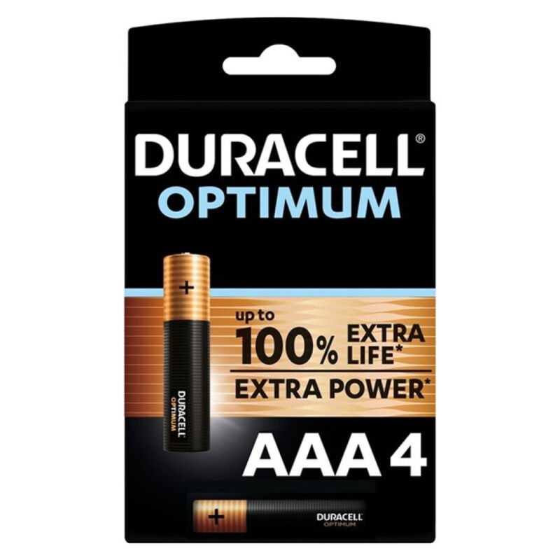 DURACELL – OPTIMUM 200 PILA ALCALINA AAA LR03 BLISTER*4