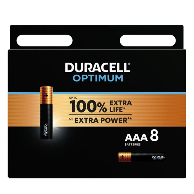 DURACELL – OPTIMUM PILA ALCALINA AAA LR03 BLISTER*8