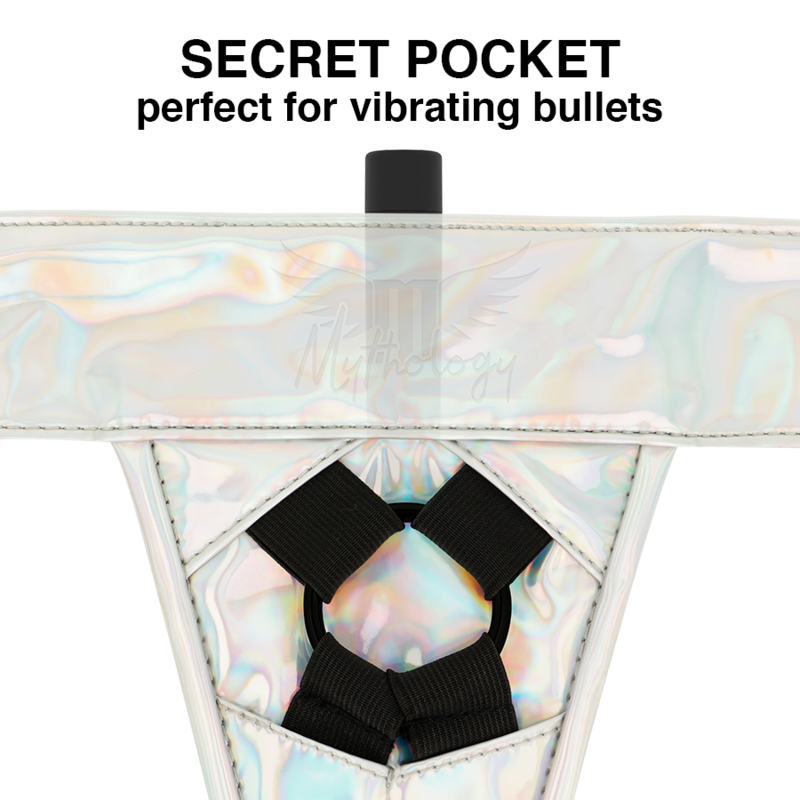 MYTHOLOGY FANTASY HARNESS - ARNÉS IRIDISCENTE S/M - Imagen 2