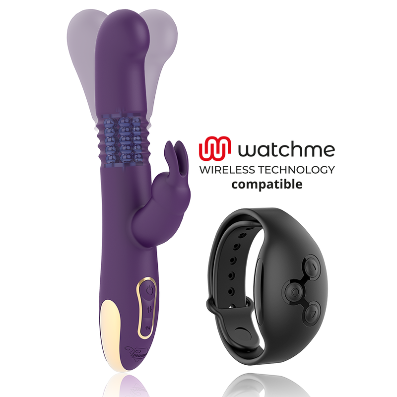 TREASURE – BASTIAN RABBIT UP & DOWN, ROTATOR & VIBRATOR COMPATIBLE CON WATCHME WIRELESS TECHNOLOGY