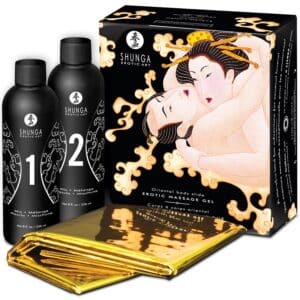 Shunga – Gel De Masaje Erótico Cuerpo A Cuerpo Oriental Melón Mango