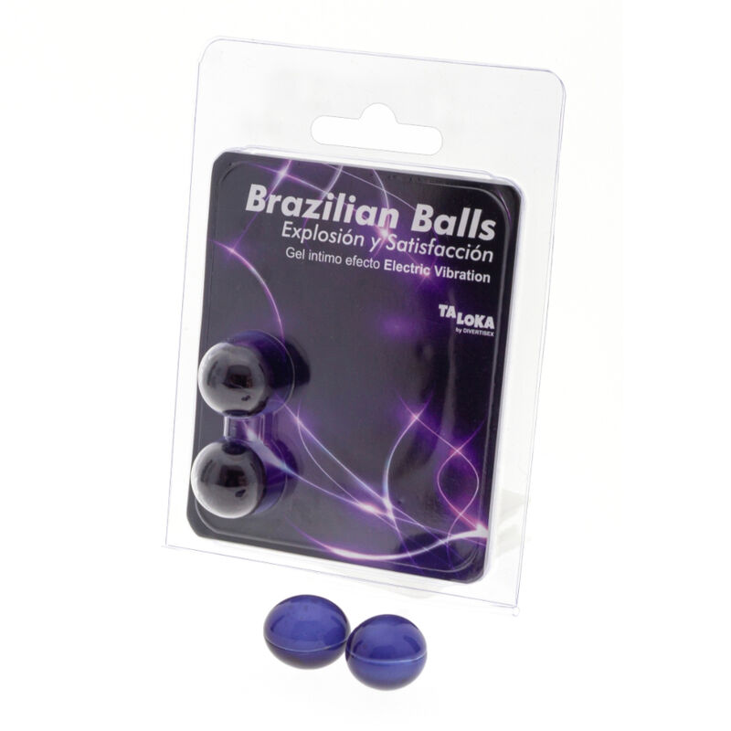 TALOKA – BRAZILIAN BALLS GEL EXCITANTE EFECTO VIBRACIÓN ELÉCTRICA 2 BOLAS