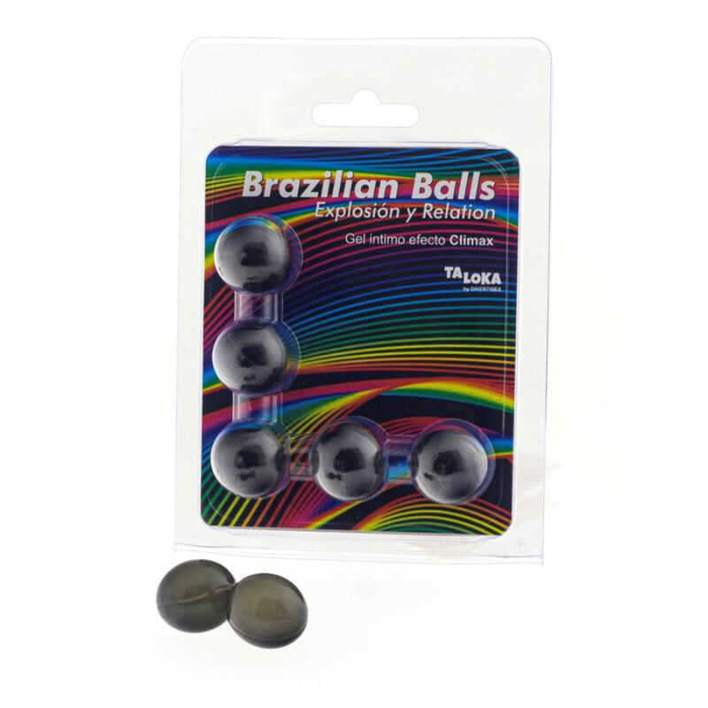 TALOKA – BRAZILIAN BALLS GEL EXCITANTE EFECTO CLIMAX 5 BOLAS