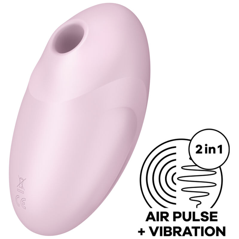 SATISFYER – VULVA LOVER 3 ESTIMULADOR Y VIBRADOR NEGRO
