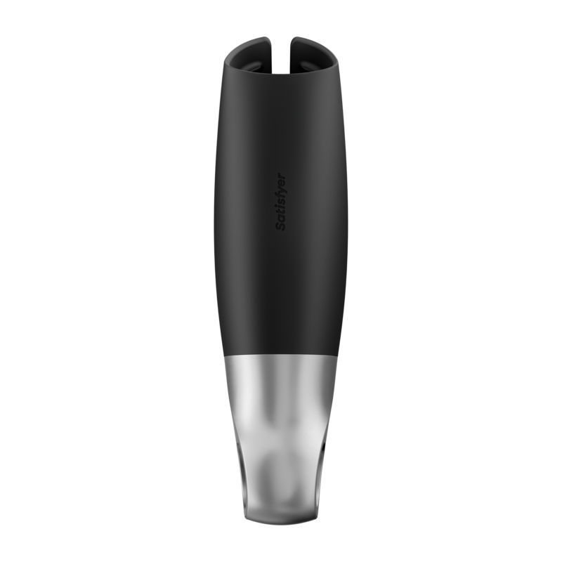 SATISFYER - POWER MASTURBATOR NEGRO Y PLATA - Imagen 6
