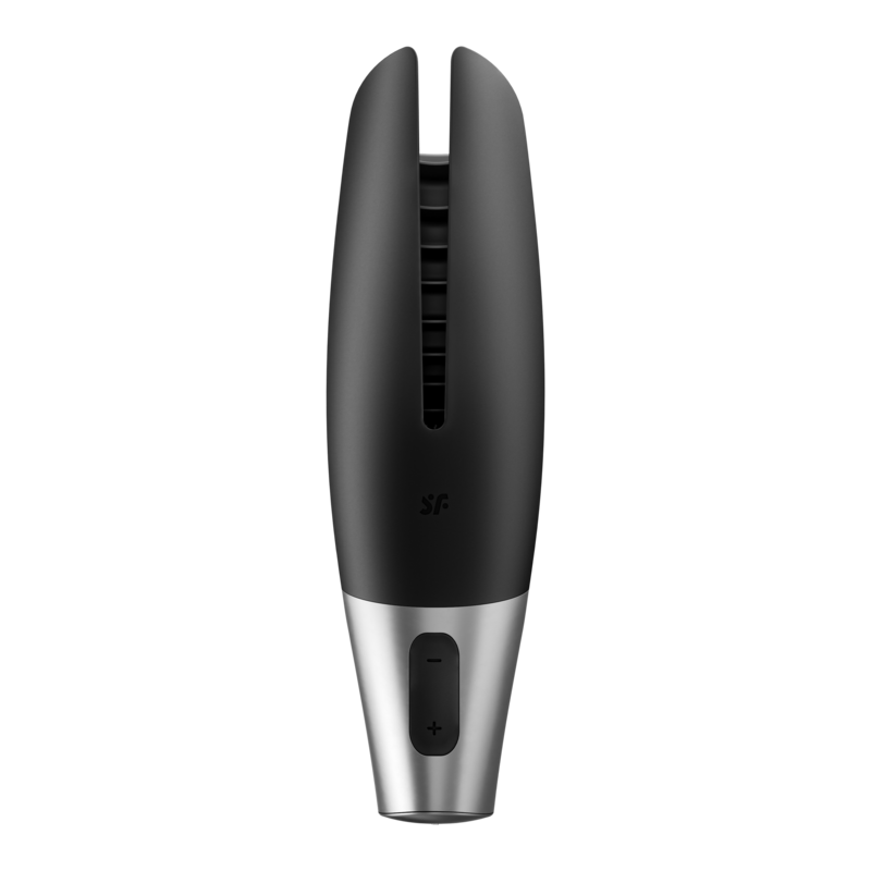 SATISFYER - POWER MASTURBATOR NEGRO Y PLATA - Imagen 5